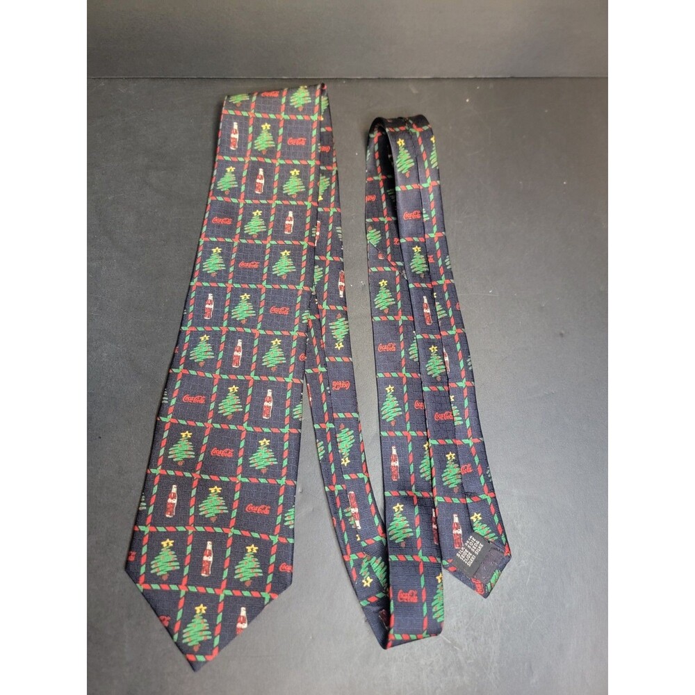 Coca-Cola Vintage Christmas Silk Tie
